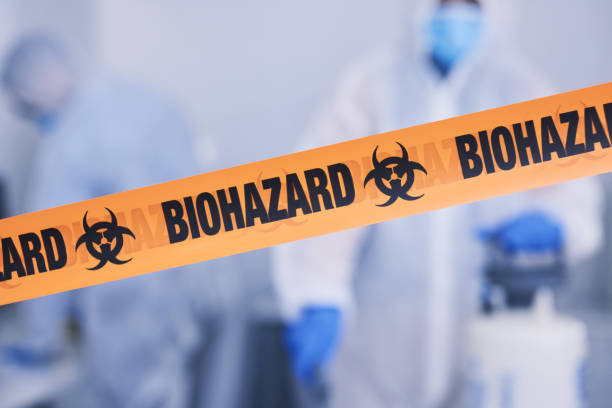 Professional Biohazard Cleanup technician working in Stacy, MN